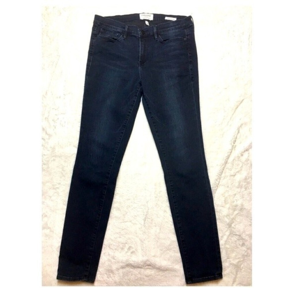 Frame Le Skinny De Jeanne Jeans, Manor Avenue‎ Size 32 Winter High Boots comfy - Picture 3 of 11